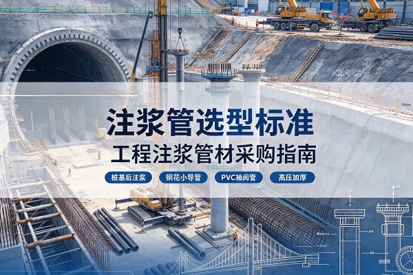 德惠注浆管选型标准