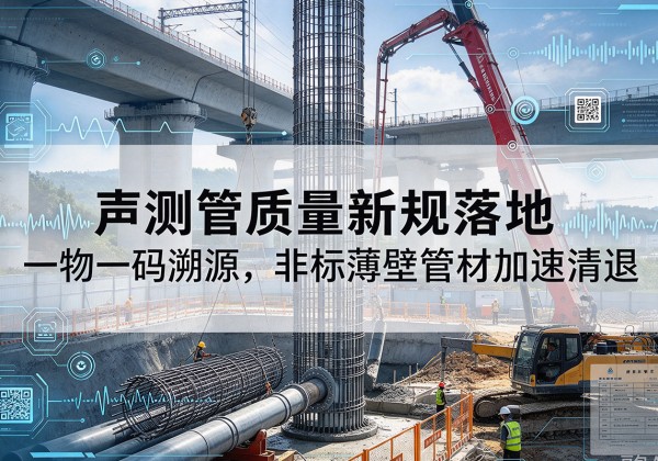 德惠声测管质量新规落地，一物一码溯源，非标薄壁管材加速清退